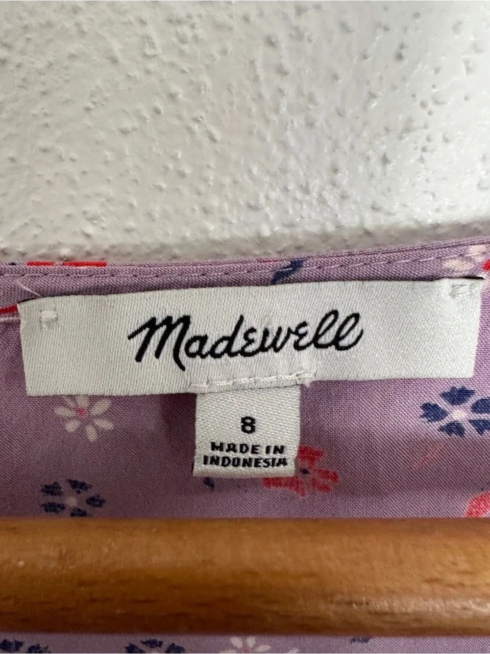 Madewell Prairie Posies Floral Tie Sleeve Wrap Top Blouse Size 8